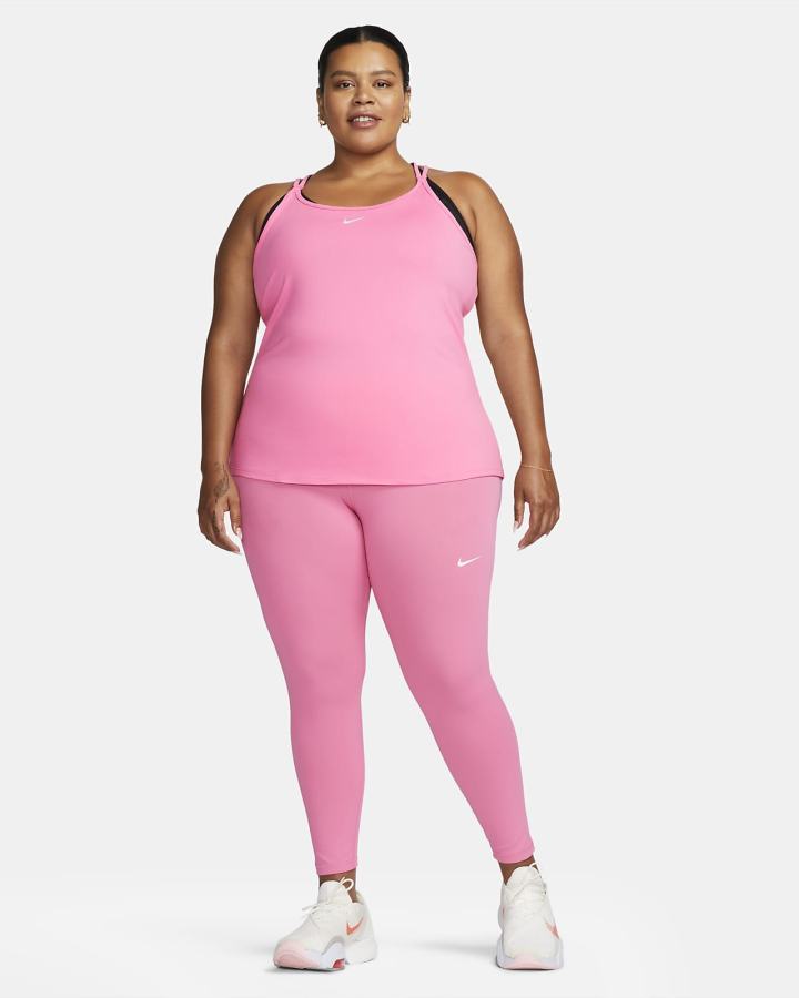 Camiseta Tirantes Nike Dri-FIT One Luxe Slim Fit Strappy Mujer Rosas | YUFSB-7286