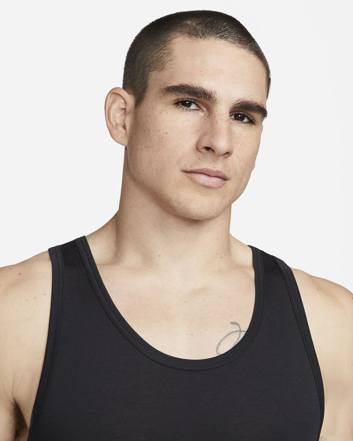 Camiseta Tirantes Nike Dri-FIT ReLuxe Tank Undershirt (2-Pack) Hombre Negras | FGVTJ-1789