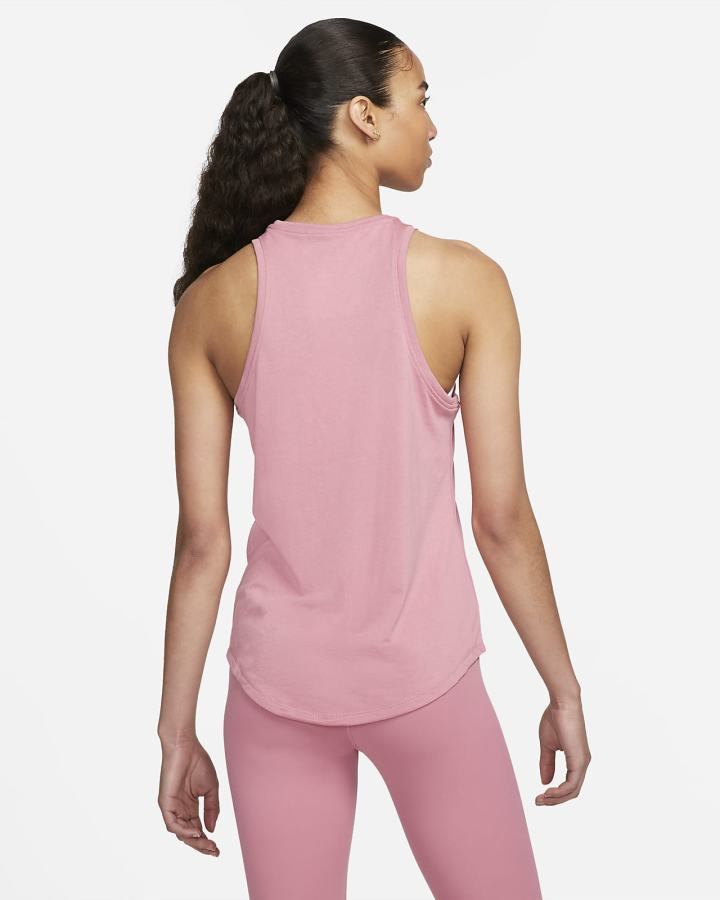 Camiseta Tirantes Nike Dri-FIT Training Mujer Rosas | SPLOV-3816