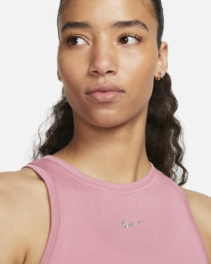 Camiseta Tirantes Nike Dri-FIT Training Mujer Rosas | SPLOV-3816