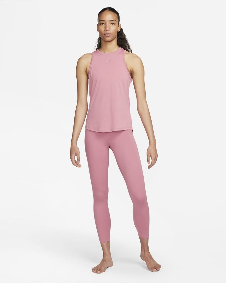Camiseta Tirantes Nike Dri-FIT Training Mujer Rosas | SPLOV-3816