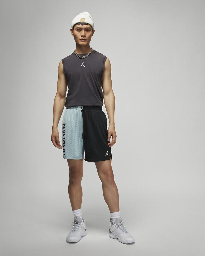 Camiseta Tirantes Nike Jordan Dri-FIT Sport Sleeveless Top Hombre Negras Blancas | CPKFY-5761