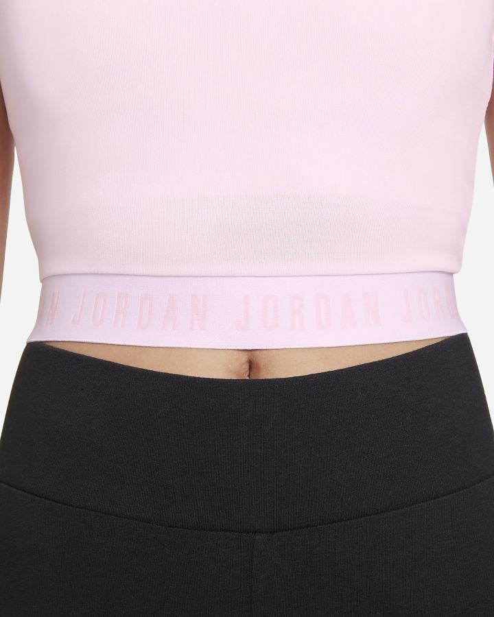 Camiseta Tirantes Nike Jordan Kids Niña Rosas | DVJOS-8731