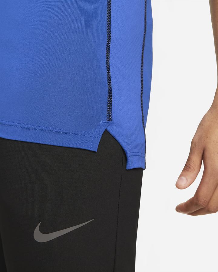 Camiseta Tirantes Nike Pro Dri-FIT Slim Fit Sleeveless Hombre Azul Real Negras | AQFSC-3710