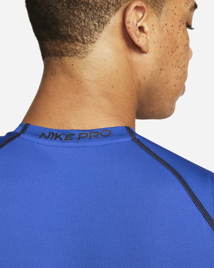 Camiseta Tirantes Nike Pro Dri-FIT Slim Fit Sleeveless Hombre Azul Real Negras | AQFSC-3710