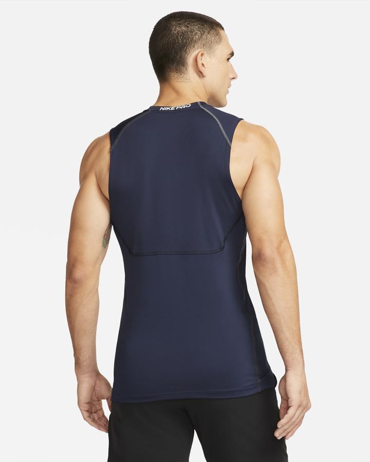 Camiseta Tirantes Nike Pro Dri-FIT Slim Fit Sleeveless Hombre Obsidian Moradas | FGBPX-1905