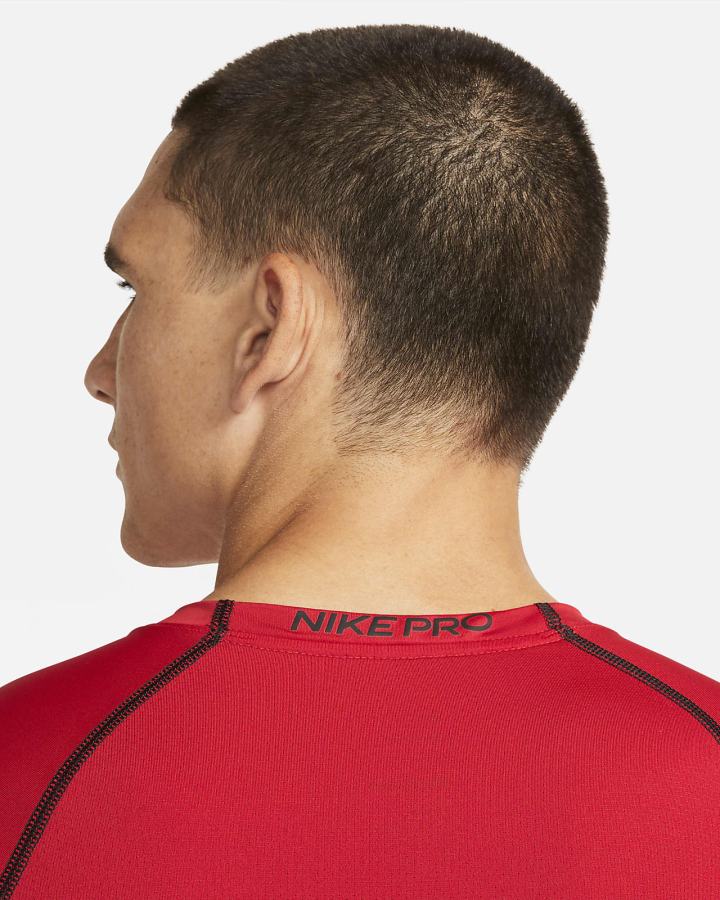 Camiseta Tirantes Nike Pro Dri-FIT Slim Fit Sleeveless Hombre Rojas Negras | YMVWT-4839