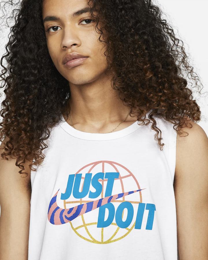 Camiseta Tirantes Nike Sportswear Hombre Blancas | ANDVI-5824