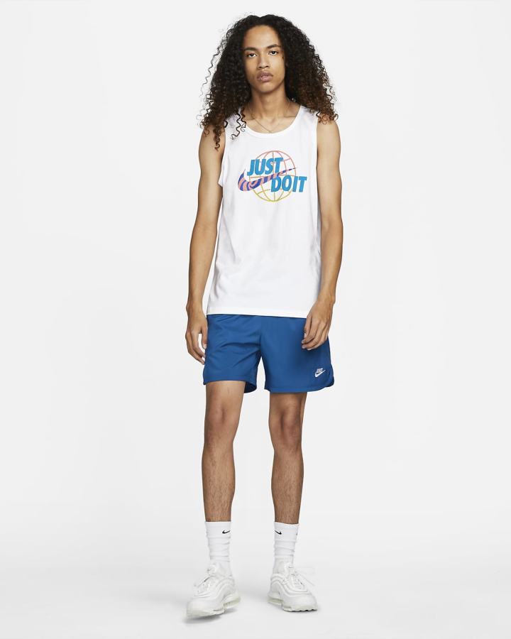 Camiseta Tirantes Nike Sportswear Hombre Blancas | ANDVI-5824