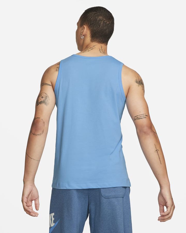 Camiseta Tirantes Nike Sportswear Hombre Azules | ATRQX-1305