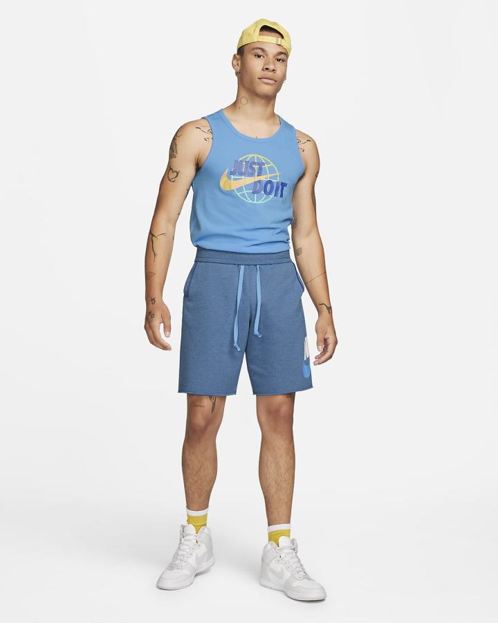 Camiseta Tirantes Nike Sportswear Hombre Azules | ATRQX-1305