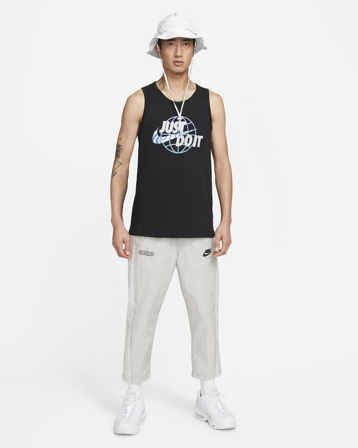 Camiseta Tirantes Nike Sportswear Hombre Negras | HLVTR-0649