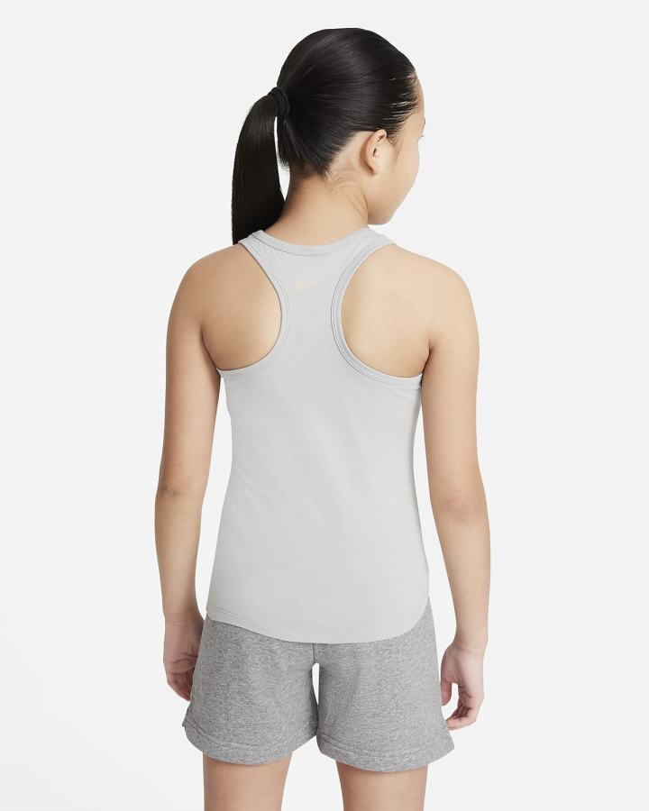 Camiseta Tirantes Nike Sportswear Kids Niña Gris Claro | AZIFV-5860