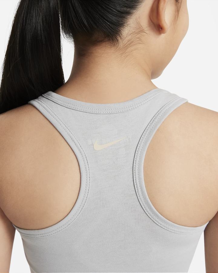 Camiseta Tirantes Nike Sportswear Kids Niña Gris Claro | AZIFV-5860
