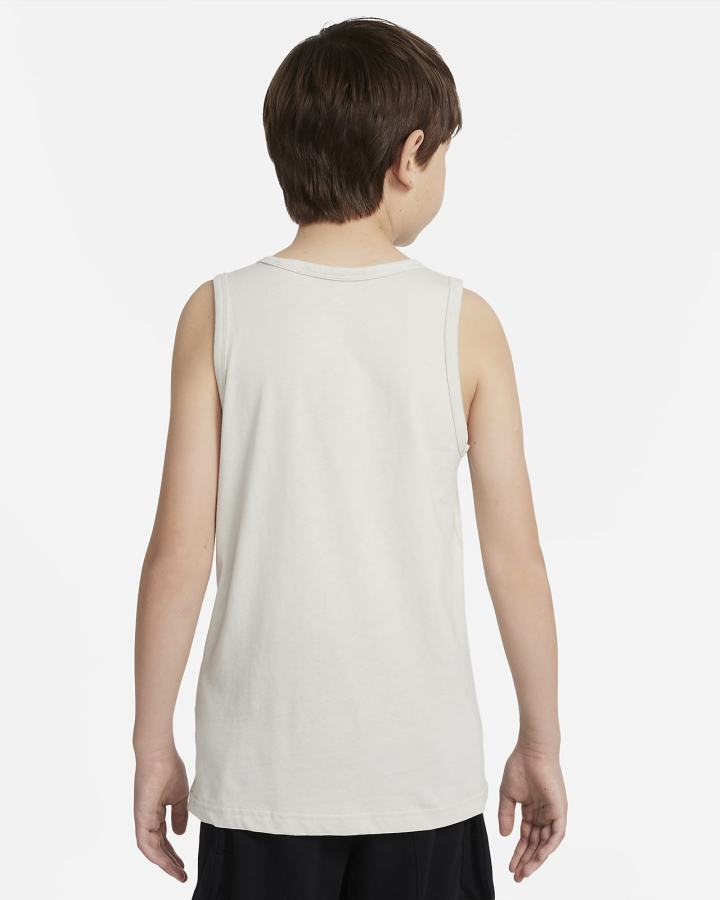 Camiseta Tirantes Nike Sportswear Kids Niño Beige Claro | NUSIG-9074