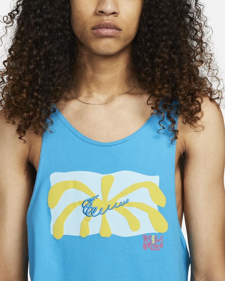 Camiseta Tirantes Nike Sportswear Spring Break Hombre Azules | HOKVE-4598