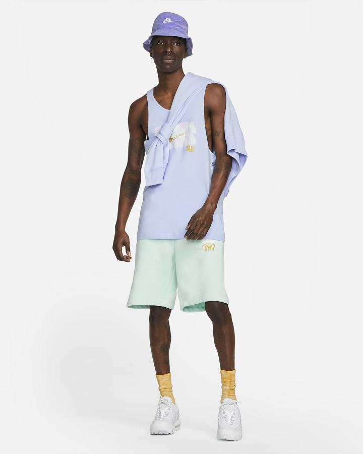 Camiseta Tirantes Nike Sportswear Spring Break Hombre Azules Claro | JSCIQ-1276