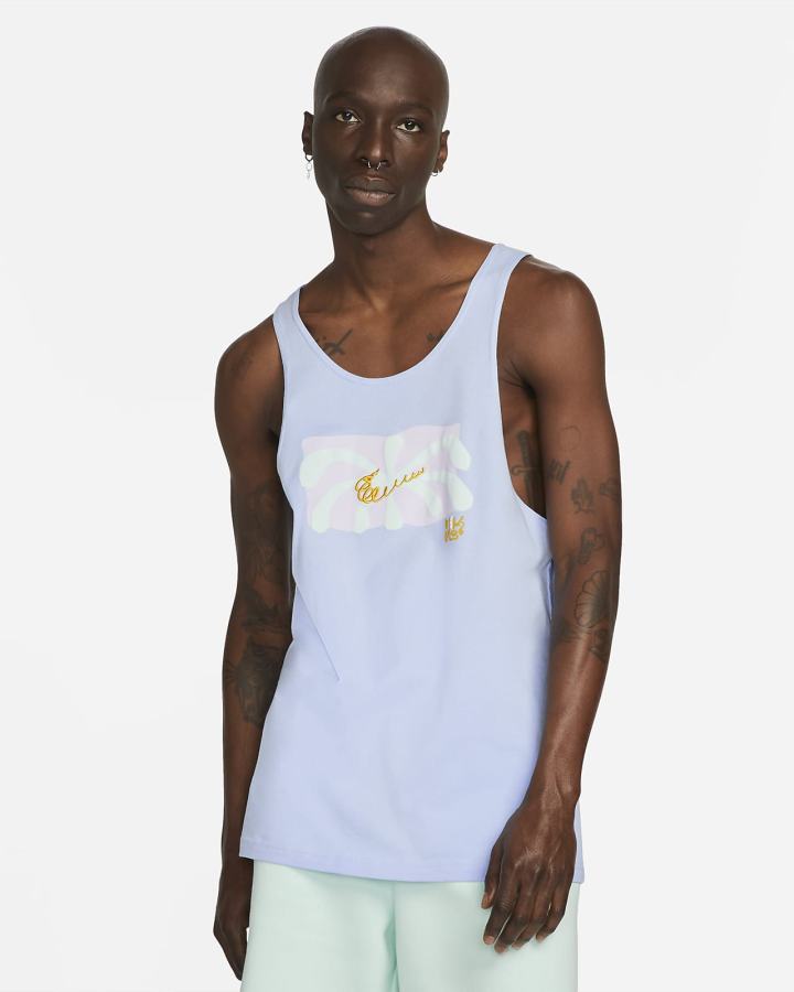 Camiseta Tirantes Nike Sportswear Spring Break Hombre Azules Claro | JSCIQ-1276