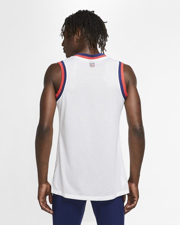 Camiseta Tirantes Nike U.S. Basketball Top Hombre Blancas Negras | EUQAX-3584