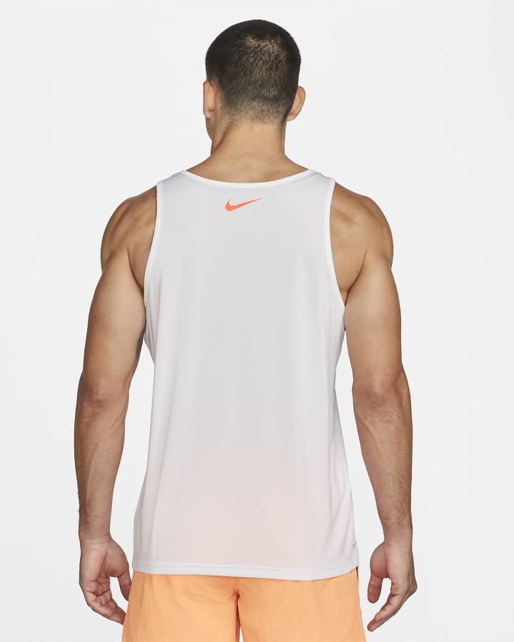Camiseta Tirantes Nike Vibe Top Hombre Blancas | LPCMG-1253