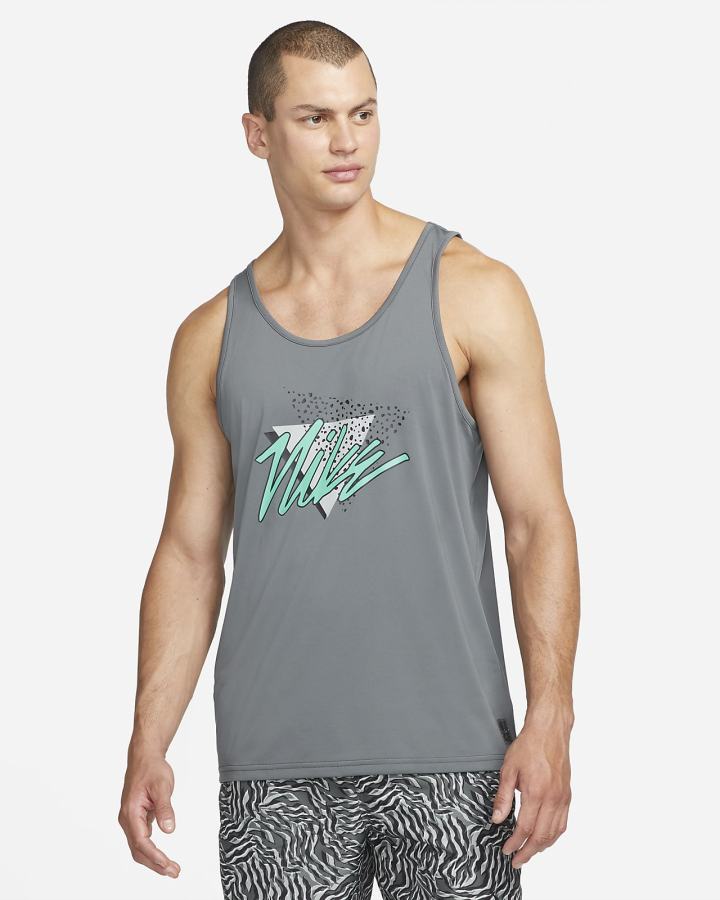 Camiseta Tirantes Nike Vibe Top Hombre Gris | RCBJT-0572