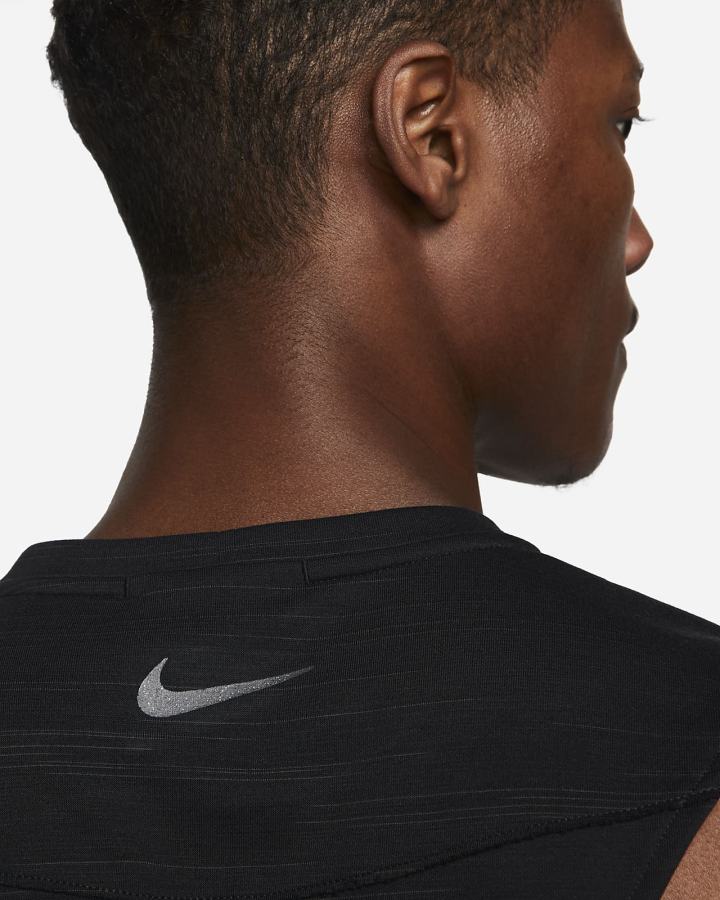Camiseta Tirantes Nike Yoga Dri-FIT Energy Hombre Negras Gris | PEOXU-6397