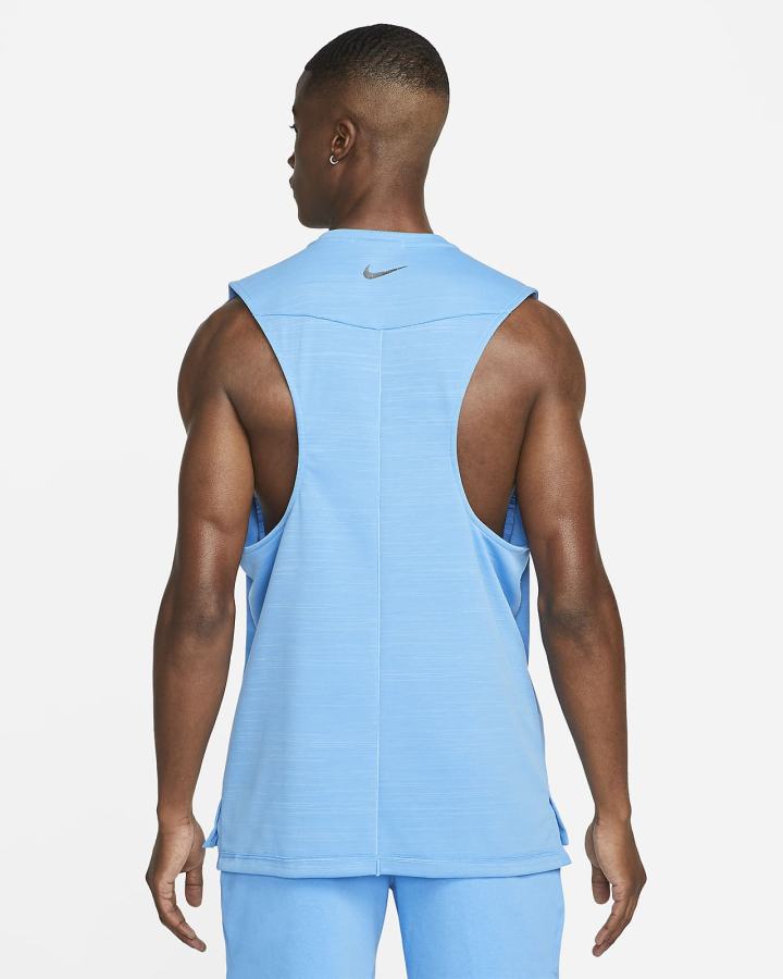Camiseta Tirantes Nike Yoga Dri-FIT Energy Hombre Gris | ZYTXE-0687