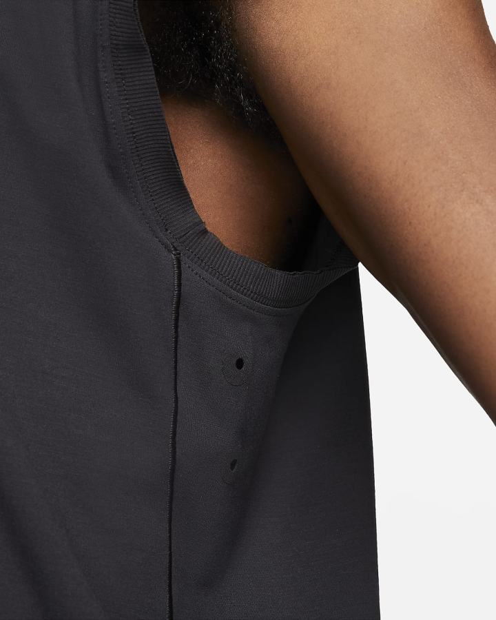 Camiseta Tirantes Nike Yoga Dri-FIT Hombre Negras Gris | FPHTA-5830