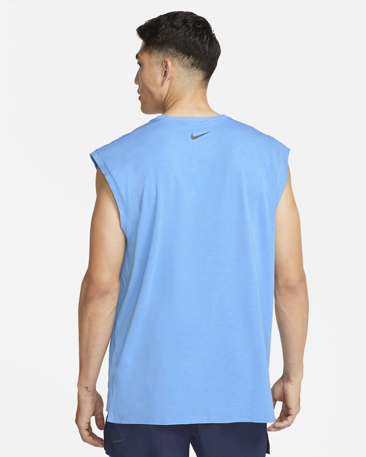 Camiseta Tirantes Nike Yoga Dri-FIT Hombre Gris | LHZFO-9235