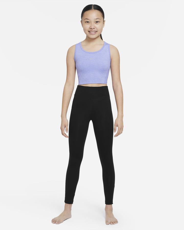 Camiseta Tirantes Nike Yoga Dri-FIT Kids Niña Moradas | LCQRJ-6058