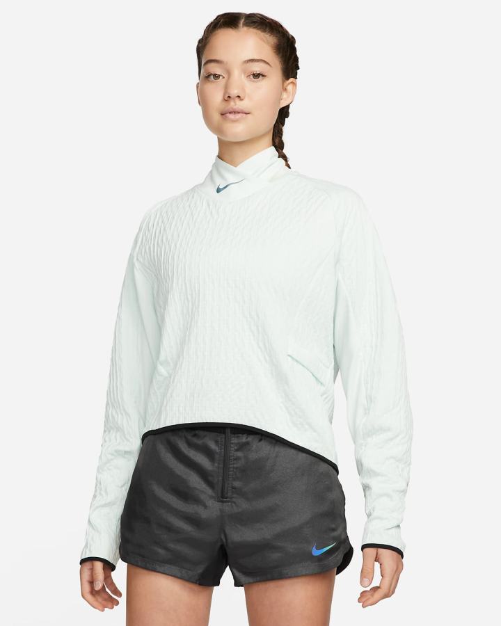 Capas Intermedias Nike Therma-FIT Run Division Running Mujer Verde Negras | SVMJX-2137