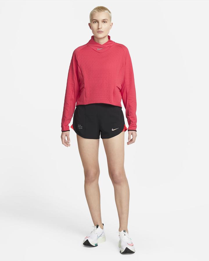 Capas Intermedias Nike Therma-FIT Run Division Running Mujer Rojas Claro Negras | ZRDTO-1204