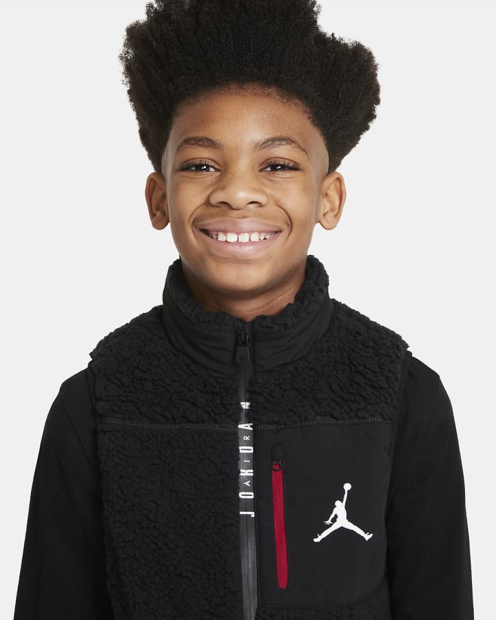 Chalecos Nike Jordan Kids Full-Zip Niño Negras | WPCZM-1642