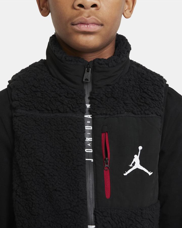 Chalecos Nike Jordan Kids Full-Zip Niño Negras | WPCZM-1642