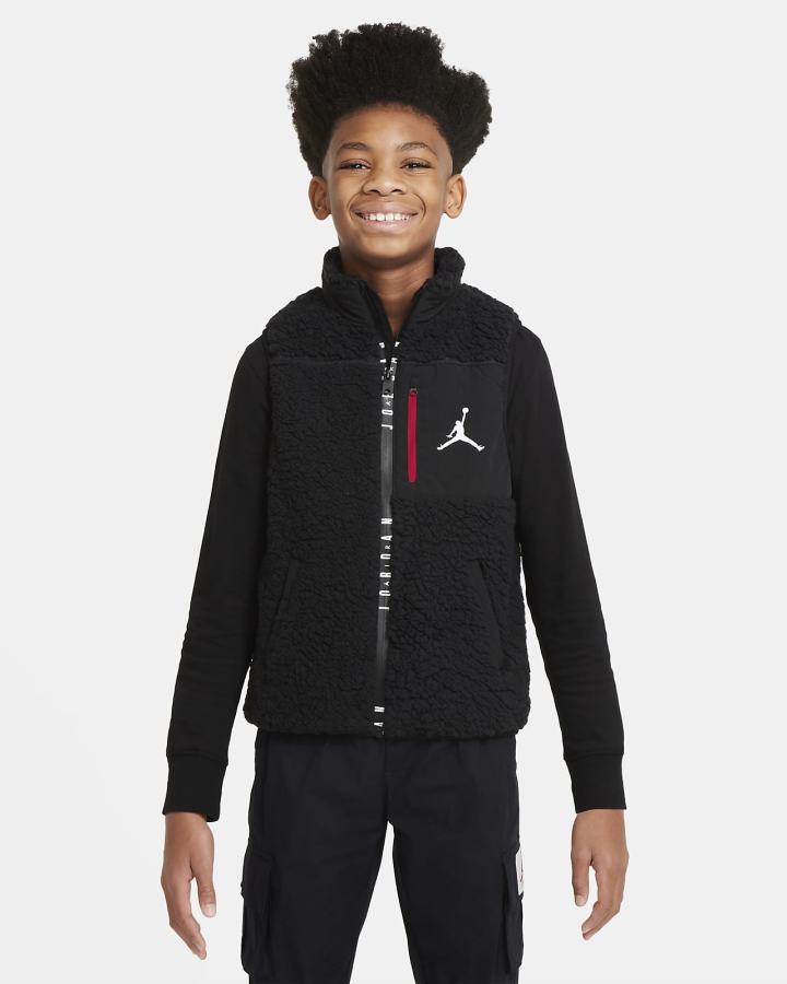 Chalecos Nike Jordan Kids Full-Zip Niño Negras | WPCZM-1642