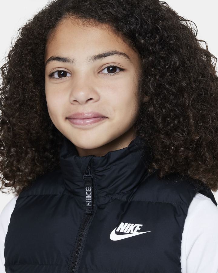 Chalecos Nike Sportswear Kids Synthetic-Fill Niño Negras Blancas | YMBEG-0718