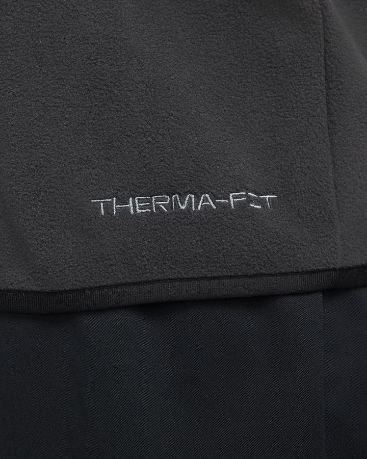 Chalecos Nike Sportswear Therma-FIT Sports Utility Fleece Hombre Gris Oscuro Negras Naranjas | ISLTC-6429