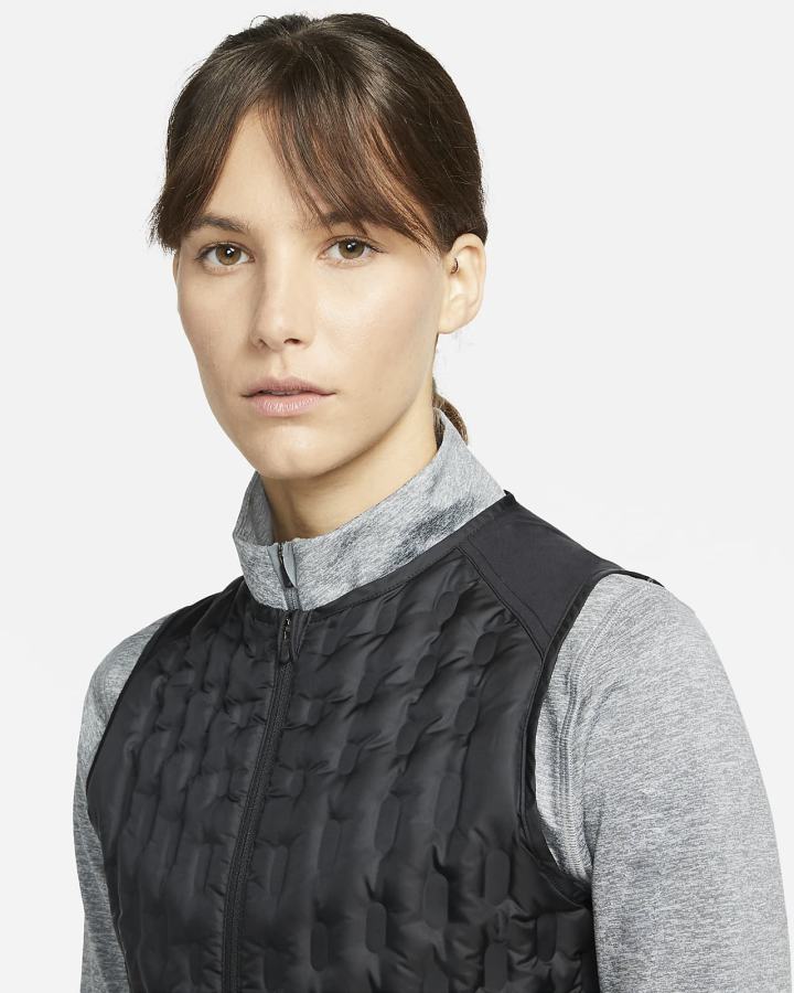 Chalecos Nike Therma-FIT ADV Downfill Running Mujer Negras | KWIHB-8654