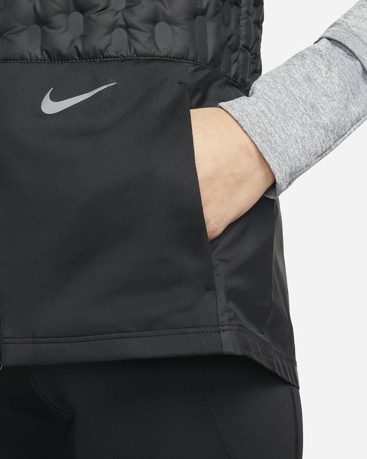 Chalecos Nike Therma-FIT ADV Downfill Running Mujer Negras | KWIHB-8654