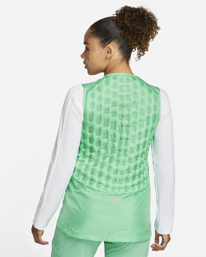 Chalecos Nike Therma-FIT ADV Downfill Running Mujer Verde | VWLGD-4362