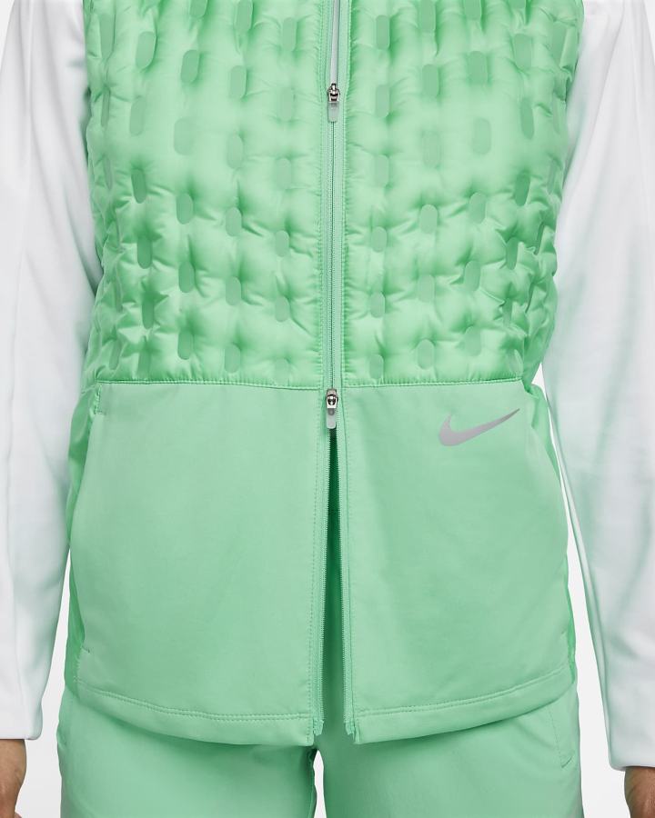 Chalecos Nike Therma-FIT ADV Downfill Running Mujer Verde | VWLGD-4362