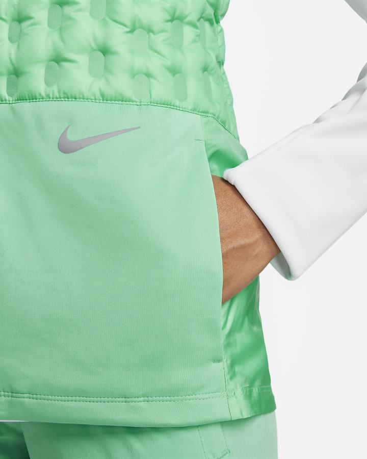 Chalecos Nike Therma-FIT ADV Downfill Running Mujer Verde | VWLGD-4362