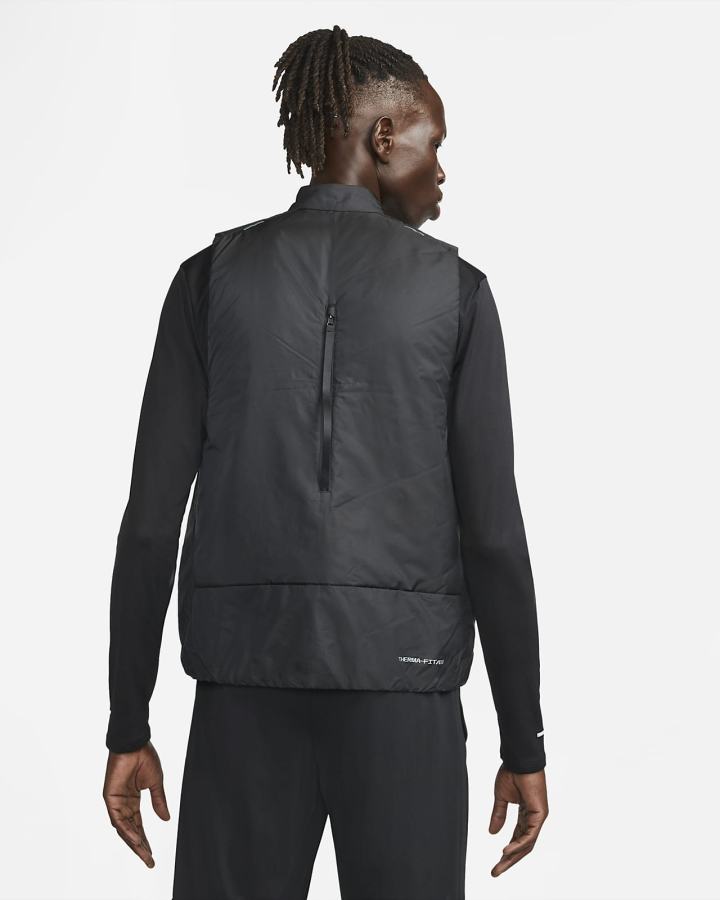Chalecos Nike Therma-FIT ADV Repel Down-Fill Running Hombre Negras | LSROQ-2416