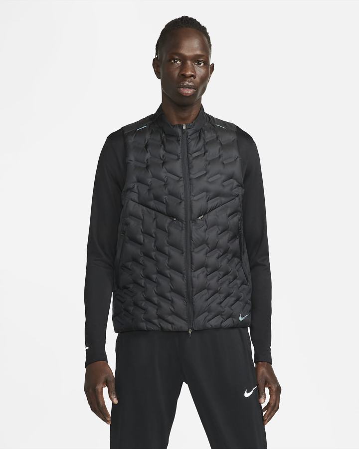 Chalecos Nike Therma-FIT ADV Repel Down-Fill Running Hombre Negras | LSROQ-2416