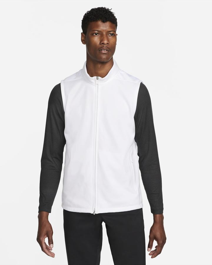 Chalecos Nike Therma-FIT Victory 1/2-Zip Golf Hombre Blancas Negras | KSQBY-9280