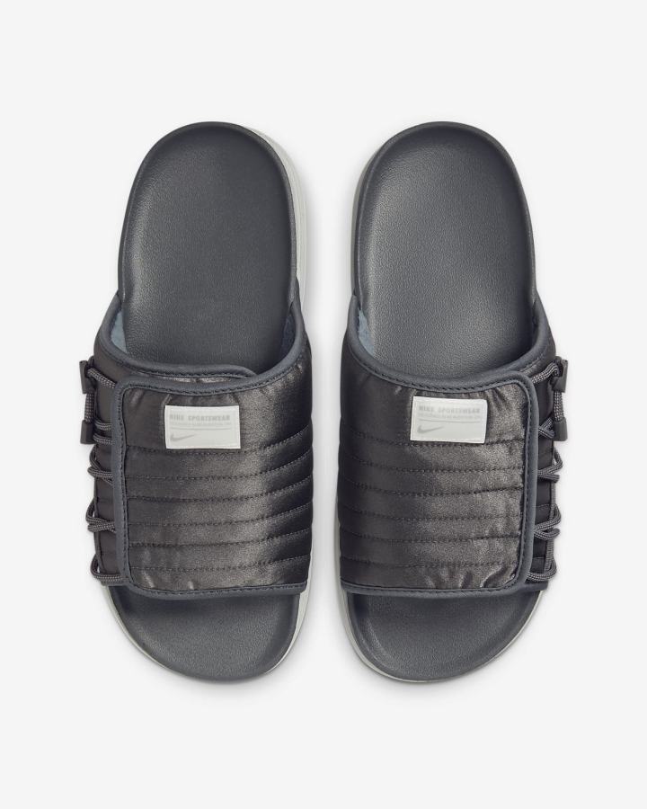 Chanclas Nike Asuna 2 Hombre Gris Blancas Gris | KAFUX-6024