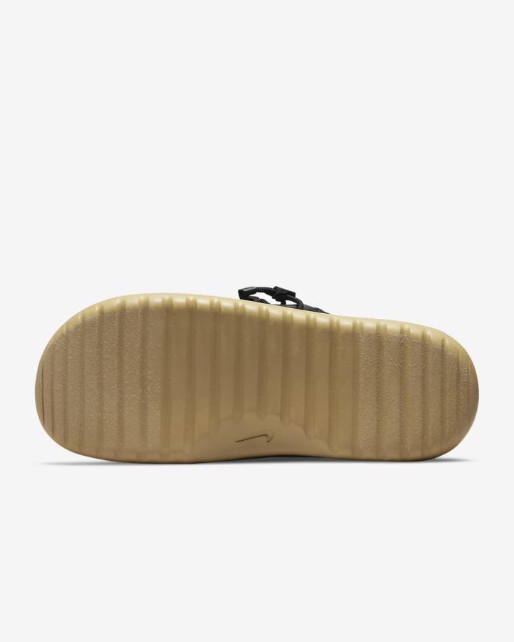 Chanclas Nike Asuna 2 Hombre Negras Gris Oscuro Doradas | XCISZ-4619