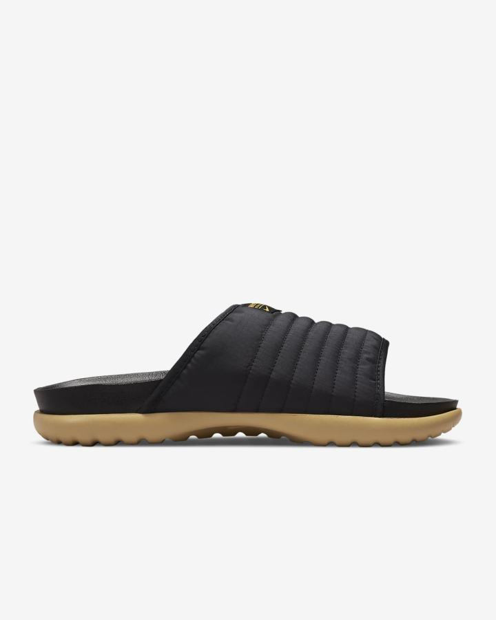 Chanclas Nike Asuna 2 Hombre Negras Gris Oscuro Doradas | XCISZ-4619