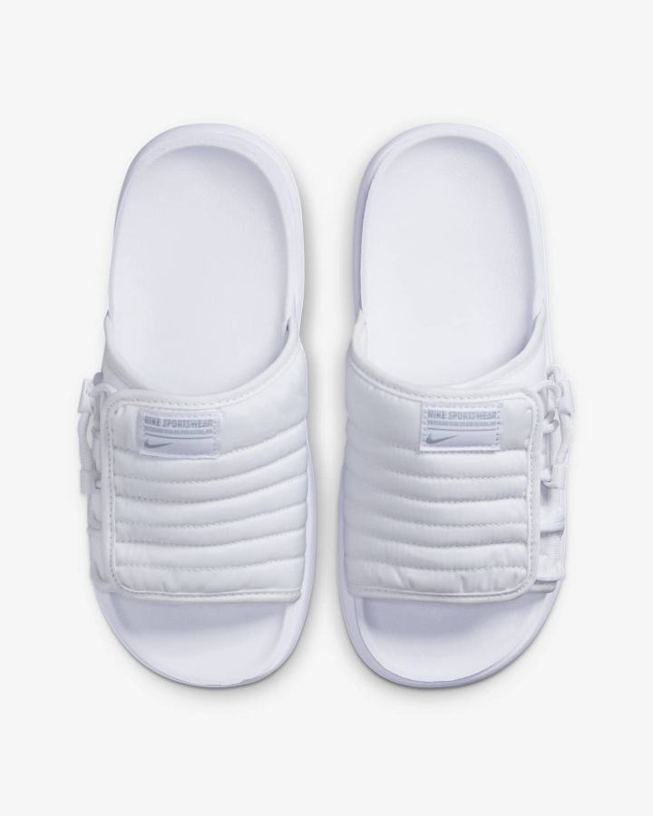 Chanclas Nike Asuna 2 Mujer Blancas Gris | ZRNHM-1742