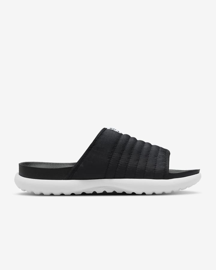 Chanclas Nike Asuna 2 Mujer Negras Gris Oscuro Blancas | BTQWX-5897